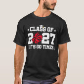 チアリーディング卒業名言 上級クラス 2027 Tシャツ (正面)