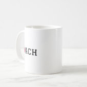 チアリーディング コーチ コーチ 2 コーヒーマグカップ (正面左)