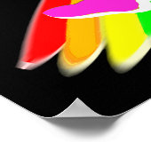 チアリーパーソナライズされたダーのラブポスター ポスター (角)