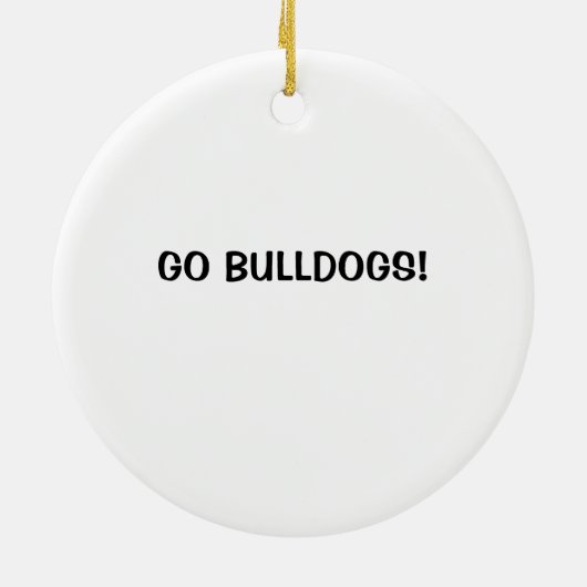 チアリーパーソナライズされたダーオーナメント赤毛 セラミックオーナメント (裏面)