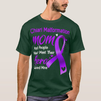 チアリ奇形ママ私は私のリボンの愛を育てた Tシャツ