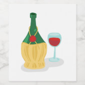 チアンイタリアンチ ワインラベル (シングルラベル)