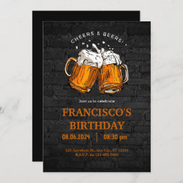 チアーズ＆ベアーズの誕生日 招待状