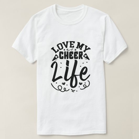 チア充ライフ Tシャツ (デザイン正面)