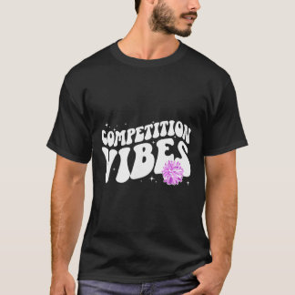 チア大会の日 ビブラチアリーディング大会の日 Tシャツ