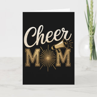 チア ゴールド チアリーダー チアリーディング ママ ゲームデイ D カード
