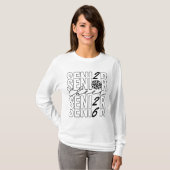 チア シニア 2026 レディース LS Tシャツ (正面フル)