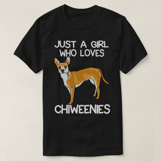 チウェニーを愛する女の子 Tシャツ (デザイン正面)