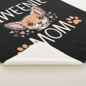 チウェニーmomチワワかわいい犬のオーナーラブ恋人 シェルパブランケット (3/4)