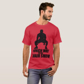 チェアへの道はどちら Funny Alabama Brawl Tシャツ (正面フル)