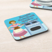 チェアチンおもしろいブラウニーズスローガン コースター (左側)