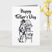 チェアメーカー建物未来父の日 カード (黄色い花)