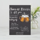 チェアーズ・ビール60 40位50位30位21位 招待状 (スタンド正面)