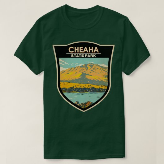 チェア州パークアラバマバッジTシャツ Tシャツ (デザイン正面)