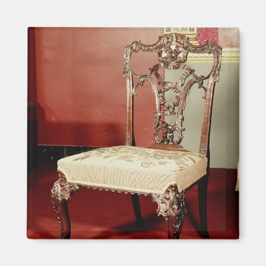 チェア、チッペンデール'ディレクター'デザイン, c.1760 マグネット (正面)