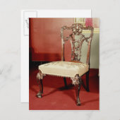 チェア、チペンデール「ディレクター」デザイン、1760年頃 ポストカード (正面/裏面)