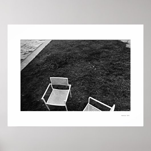 チェア – ハイドパークロンドン1978 ポスター (正面)