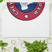 チェイエンヌワイオミング キッチンタオル (折り畳み)