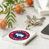 チェイエンヌワイオミング キーホルダー (側面)