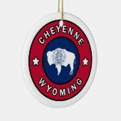 チェイエンヌワイオミング セラミックオーナメント (右)