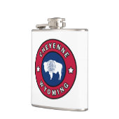 チェイエンヌワイオミング フラスク (左)