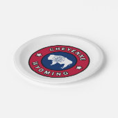 チェイエンヌワイオミング ペーパープレート (アングル)