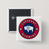 チェイエンヌワイオミング 缶バッジ (正面&裏面)