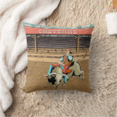 チェイエンヌ・ロデオ・カウボーイ・ブル・ライド クッション (ブランケット)