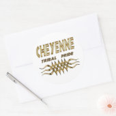 チェイエンントライバルプライドデカールまたはステッカーシート ラウンドシール (封筒)