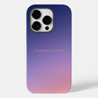 チェイシング・サンセット 美しいパープルとピンクのグラデーション Case-Mate iPhone 14 PROケース