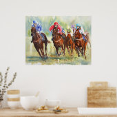 チェイス競馬ポスター ポスター (キッチン)