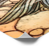 チェイス虹の人魚と一緒に泳ぐ、乗るユニコーン ポスター (角)