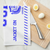 チェイス・コバルト キッチンタオル (四つ折り)