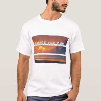 チェイス・ザ・サン ビンテージ サンセット グラフィックTシャツ Tシャツ