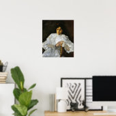 チェイス – ホワイトの少女1890 ポスター (ホームオフィス)