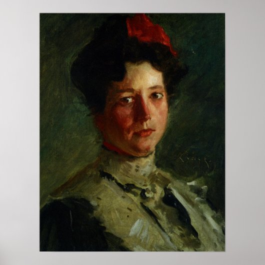 チェイス – ポートレートオブマーサウォルター1908 ポスター (正面)