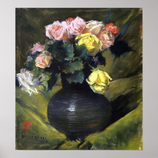 チェイス – 花， 1883 ポスター (正面)