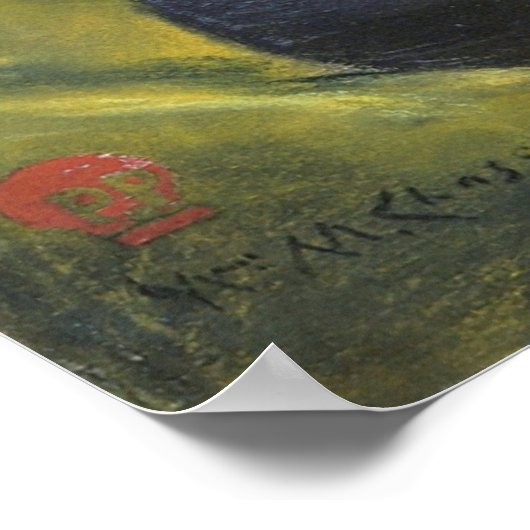 チェイス – 花， 1883 ポスター (角)