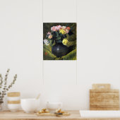 チェイス – 花， 1883 ポスター (キッチン)