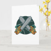 チェインソー カード (黄色い花)