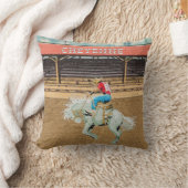 チェイン·ロデオ·カウボーイ·サドル·ブロンク·ライディング クッション (ブランケット)