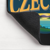 チェキア共和国ヨーロッパ マウスパッド (コーナー)