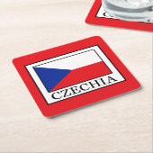 チェキア スクエアペーパーコースター (アングル)