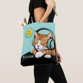 チェキ ミョウ ブラウンキャット ヘッドホン – オリジナルグッズ トートバッグ
