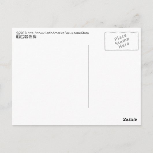 チェグエバラレボリューショナル引用文ジュントスセプエデ ポストカード (裏面)