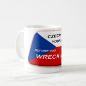 チェコあなた自身 コーヒーマグカップ (正面左)