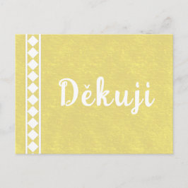チェコのサンキュー・ポストカードのダイヤモンド ポストカード