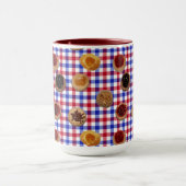 チェコのチェッカーマグカップのクラチ マグカップ (中央)