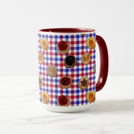 チェコのチェッカーマグカップのクラチ マグカップ