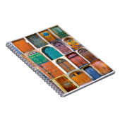 チェコのプラハの中世の玄関ドアのコラージュ  ノートブック (右側)